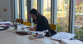 Le parcours d'une Libanaise à Toulouse pour étoffer son art