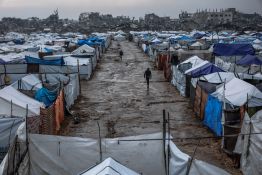 Treize morts à Gaza dont trois enfants décédés d'hypothermie après la tempête Byron