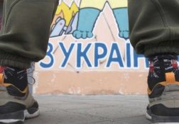 Ukraine: des grafittis de chats ornent les murs d'Odessa