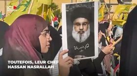 Dans la banlieue sud, une foule suspendue au discours de Nasrallah