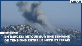 En images: retour sur une semaine de tensions entre le Hezb et Israël