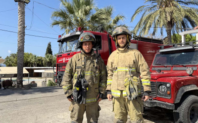 Pompiers du Liban: au cœur des flammes et des épreuves humaines