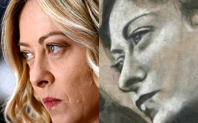 Polémique: le «visage d’ange» de Meloni retiré d’une fresque à Rome