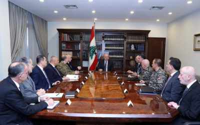 Réunion sécuritaire à Baabda avant la conférence de Paris du 5 mars