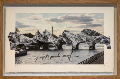 Le Pont-Neuf se transforme en caverne immersive par JR