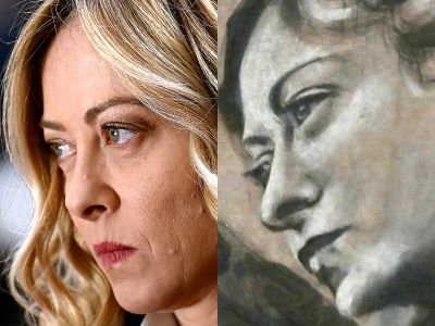 Polémique: le «visage d’ange» de Meloni retiré d’une fresque à Rome