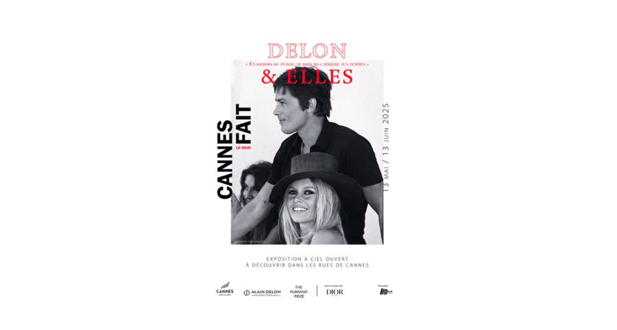 «Delon & Elles»: Cannes tapisse ses murs de fresques de cinéma