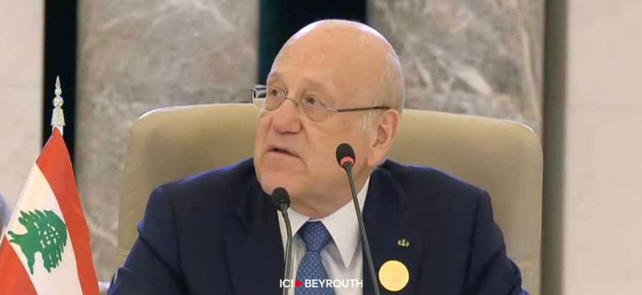 Gaza: Mikati exhorte les Libanais à unifier leur position