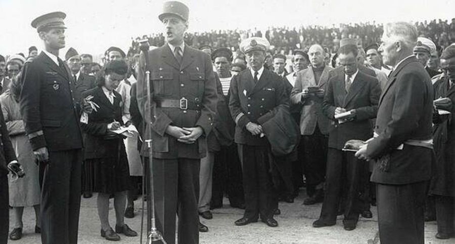 Beyrouth, 1945. De Gaulle n'est pas loin ...