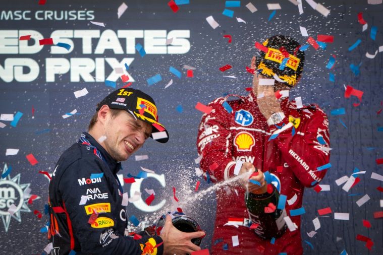 F1: impérial aux Etats-Unis, Verstappen se relance dans la course au titre
