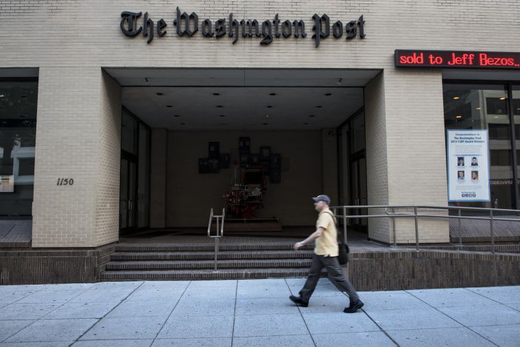 Le Washington Post de Jeff Bezos, en difficulté, taille dans sa rédaction