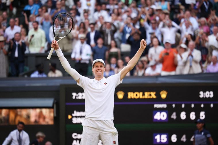 Wimbledon: Sinner détrône Alcaraz et venge son échec parisien