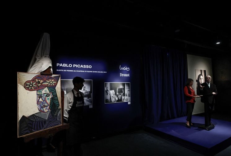 Un tableau de guerre, une muse, un secret: Picasso à Drouot