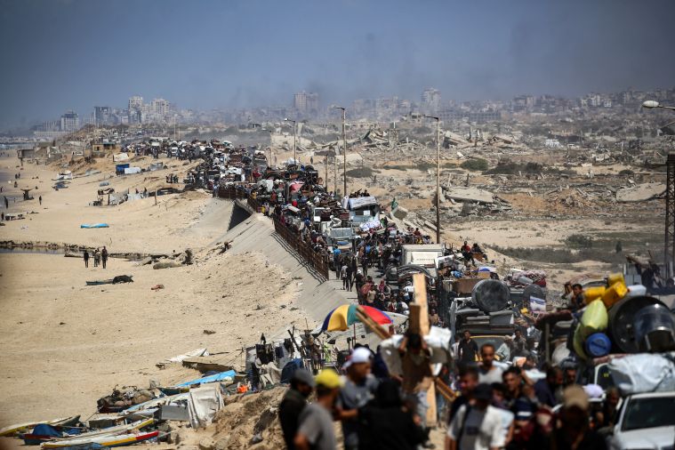 L'armée israélienne dit avoir intercepté un projectile tiré depuis Gaza-ville pilonnée