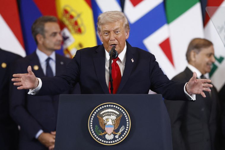 Gaza: Trump dit que ses alliés au Moyen-Orient sont prêts à envoyer des troupes pour «redresser» le Hamas