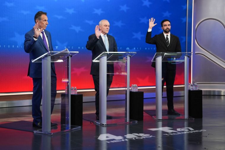 Débat musclé entre candidats à la mairie de New York