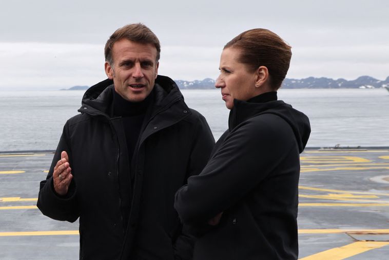 Macron reçoit mercredi les dirigeants du Danemark et du Groenland