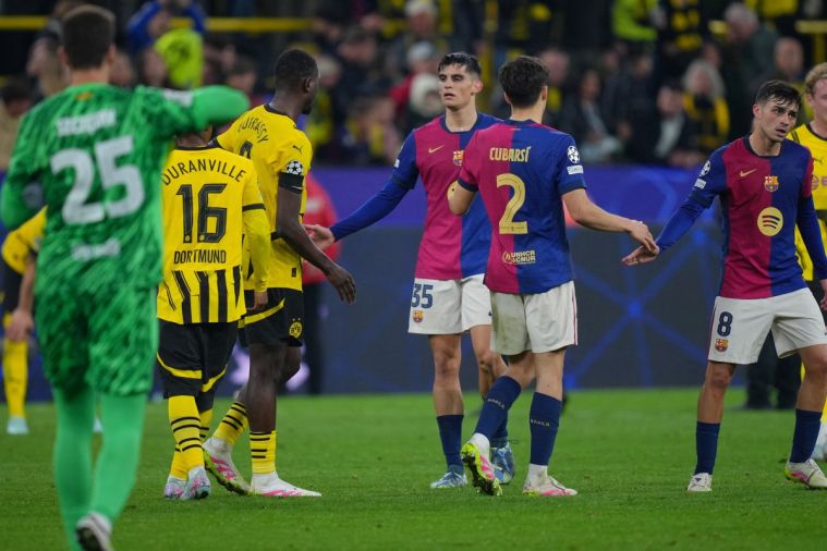 C1: le Barça résiste à Dortmund et retrouve le dernier carré