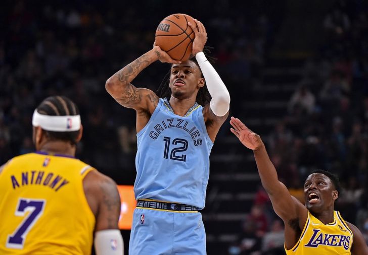 NBA: Morant enfonce les Lakers, les Suns égalent les Warriors