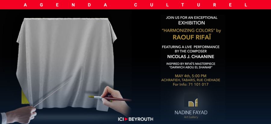 «Harmonie de couleurs», l’exposition musicale de Raouf Rifaï