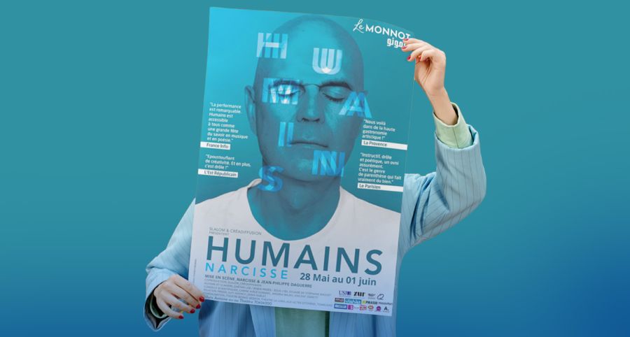 «Humains»: la poésie du savoir au théâtre Le Monnot