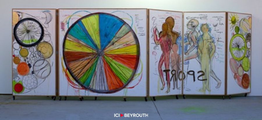 «The Valley» de Fabrice Hyber: couleurs et poésie