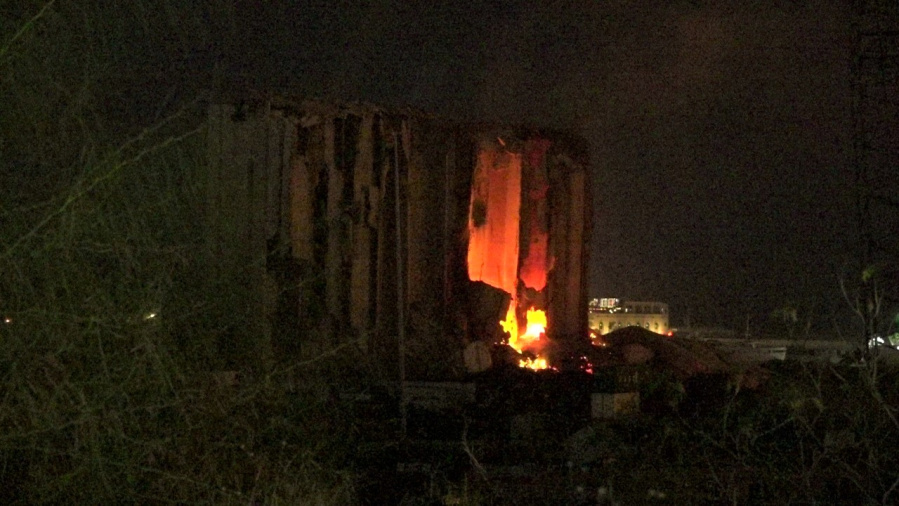 Risque imminent d’effondrement de la partie nord des silos