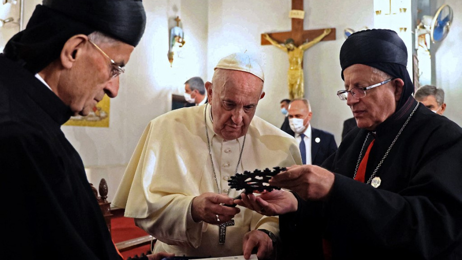 A Chypre, le pape se dit \
