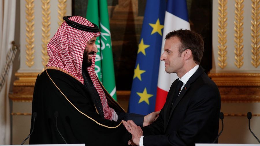 Macron reçoit Mohammed ben Salmane à l'Elysée