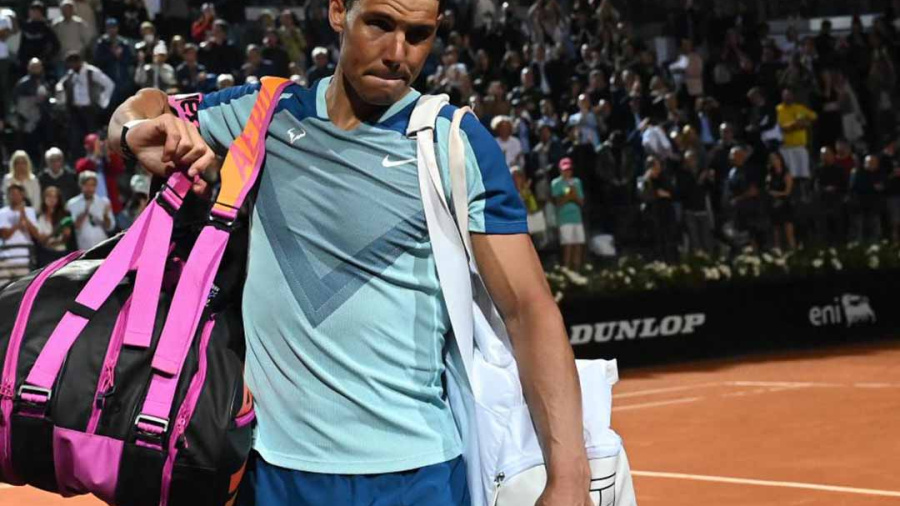 Nadal blessé et éliminé à Rome