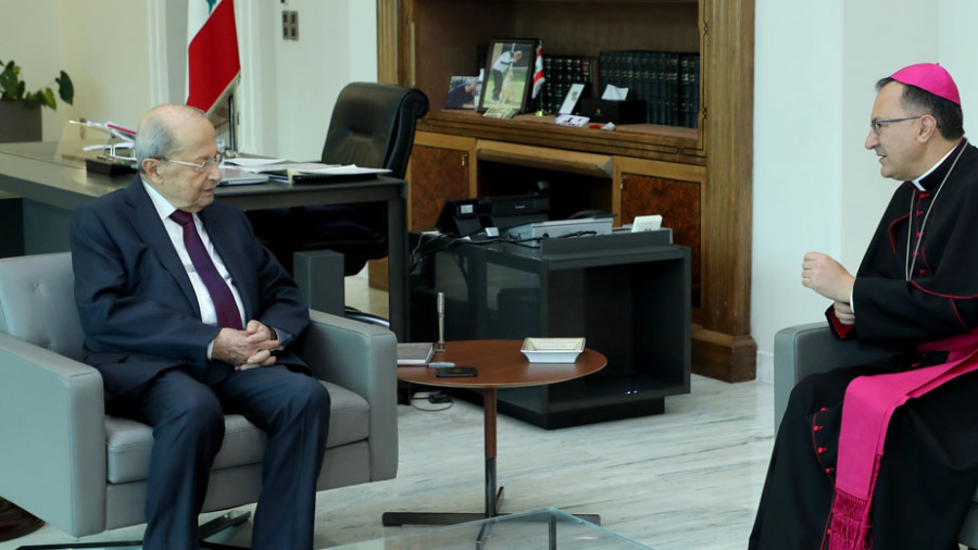 Spiteri à Baabda: Le pape reste proche du Liban