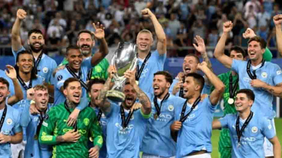 Supercoupe d'Europe: encore un trophée pour Manchester City