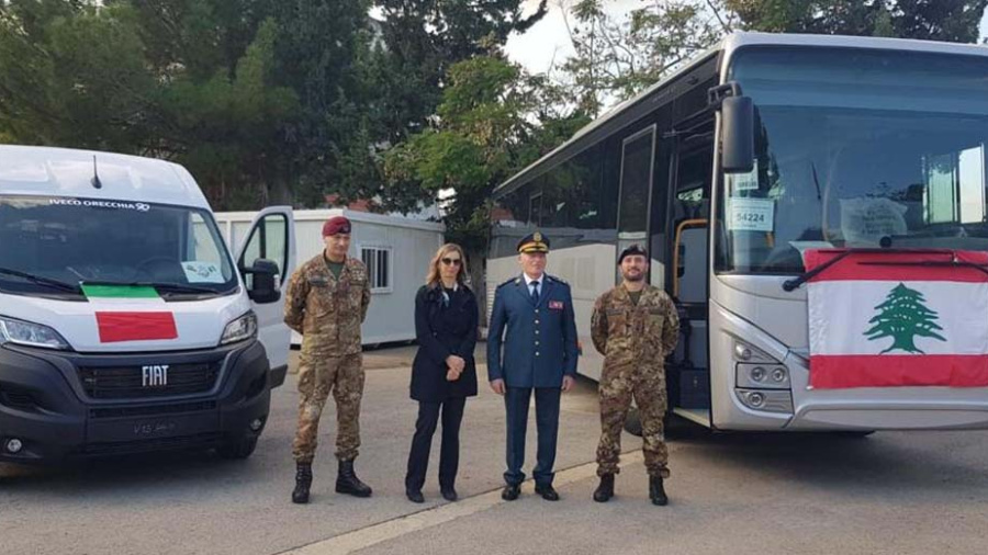 Don italien de véhicules militaires à l’armée libanaise
