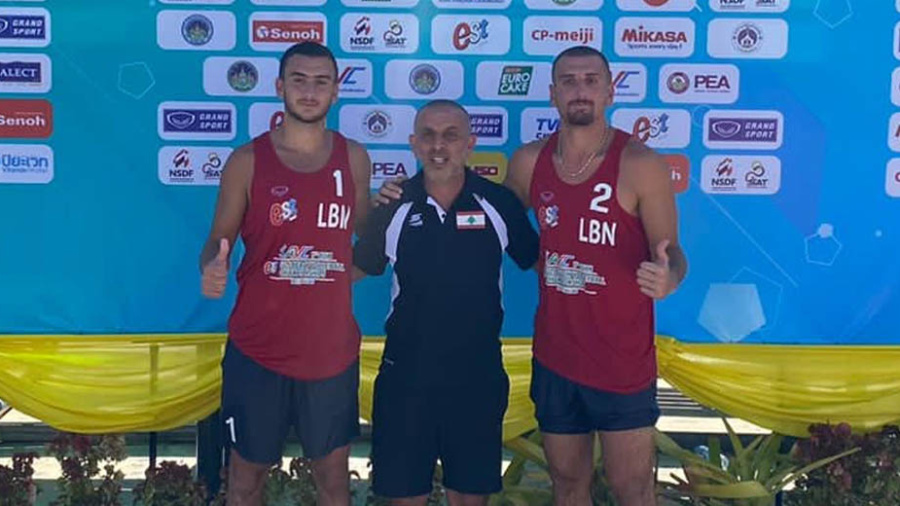 Beach volley: le Liban en quarts du Championnat d'Asie U21
