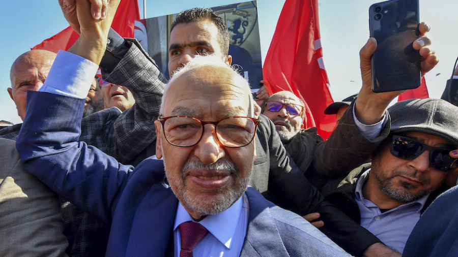 Tunisie: le chef de l'opposition Rached Ghannouchi arrêté