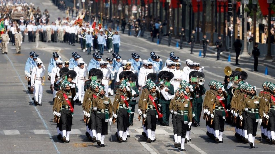 Un 14 juillet aux couleurs indiennes