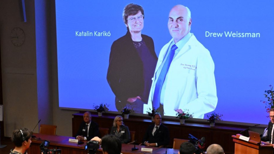 Le Nobel de médecine pour les créateurs des vaccins ARN contre le Covid