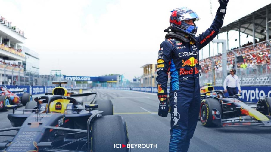 Formule 1: Verstappen en pole à Miami