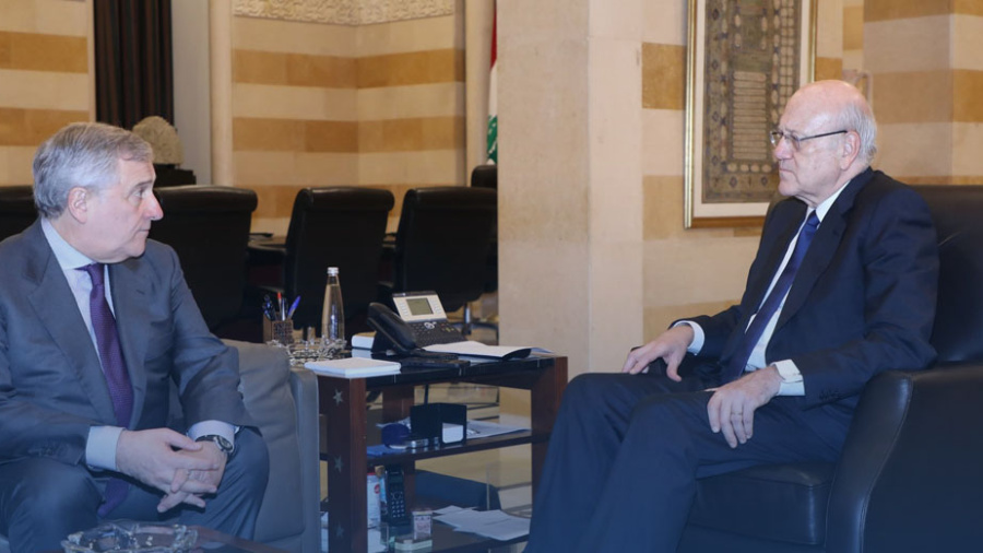 Le vice-Premier ministre italien reçu par Mikati et Slim
