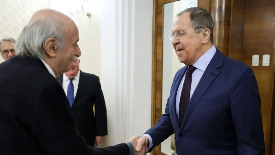 W. Joumblatt s'entretient avec Lavrov à Moscou
