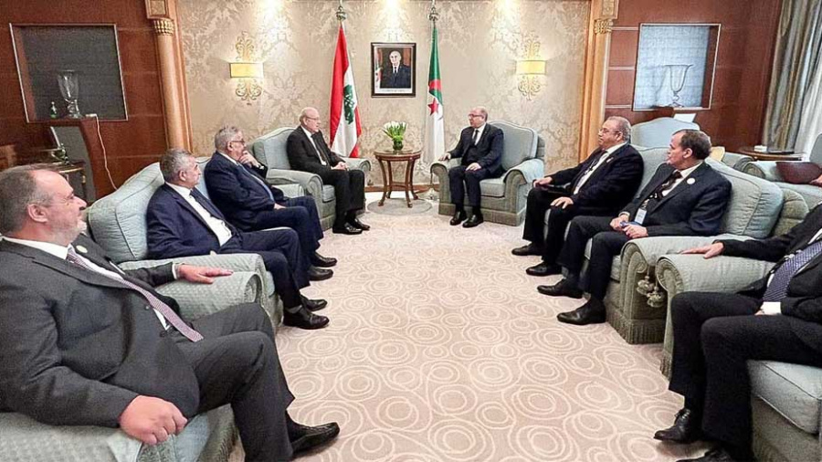 A Riyad, Mikati rencontre ses homologues irakien et algérien