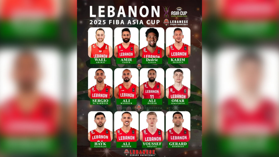 Basket: le Liban dévoile sa sélection pour la Coupe d’Asie 2025