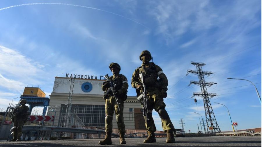 Kakhovka, barrage stratégique pour la Crimée, sous contrôle russe