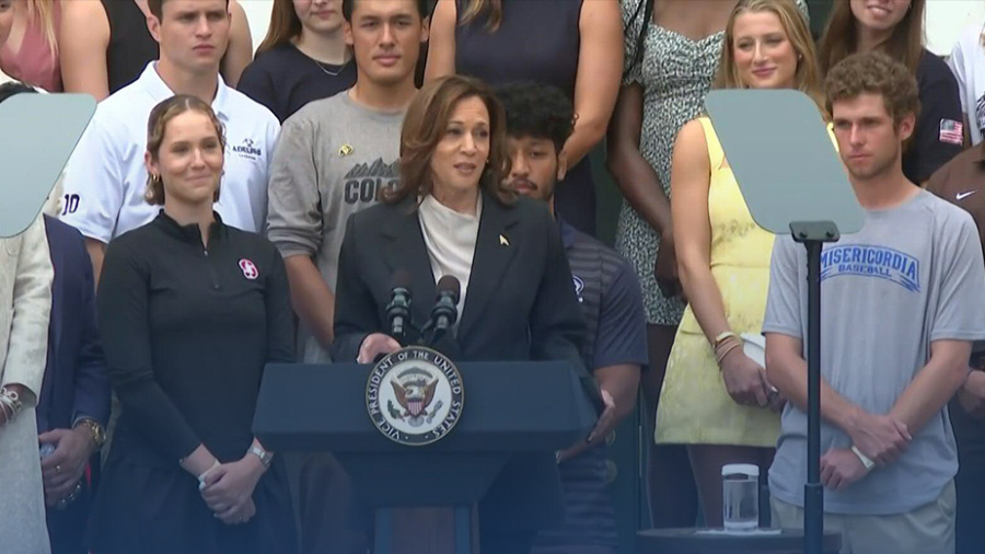 Kamala Harris en pole position vers l'investiture démocrate