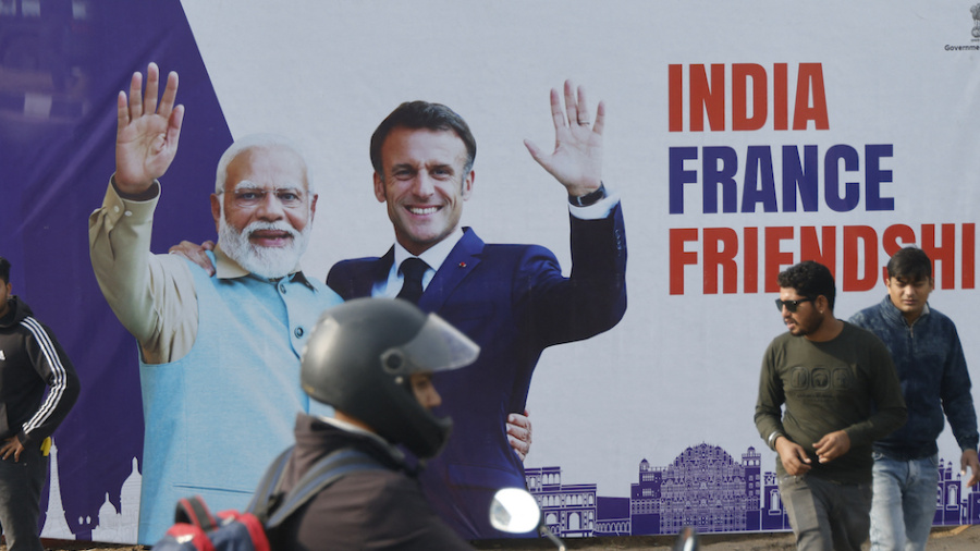 Macron en Inde, pour une visite d’État