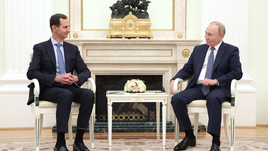 Poutine reçoit le président syrien El-Assad à Moscou