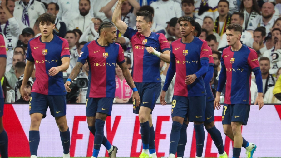 Le Barça étrille le Real, Lewandowski éclipse Mbappé et Vinicius