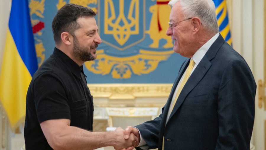Zelensky salue une rencontre «productive» avec l'envoyé américain Kellogg à Kiev
