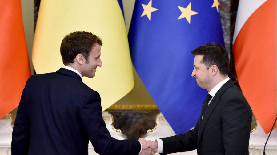 Macron ira-t-il en Ukraine pendant la présidence de l'UE?