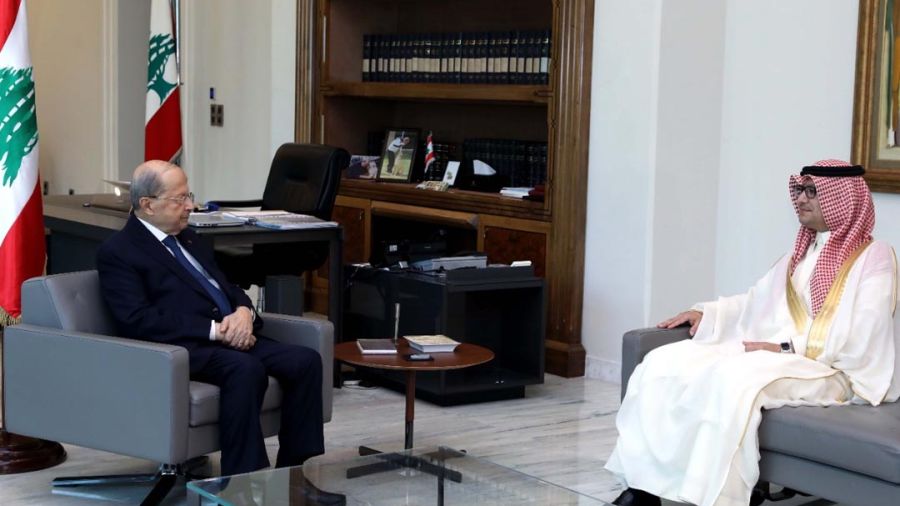 Boukhari reçu par Aoun